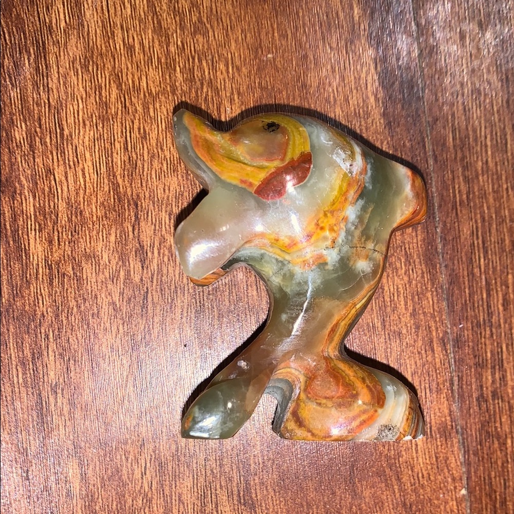 Handcrafted Stone Dolphin Figurine